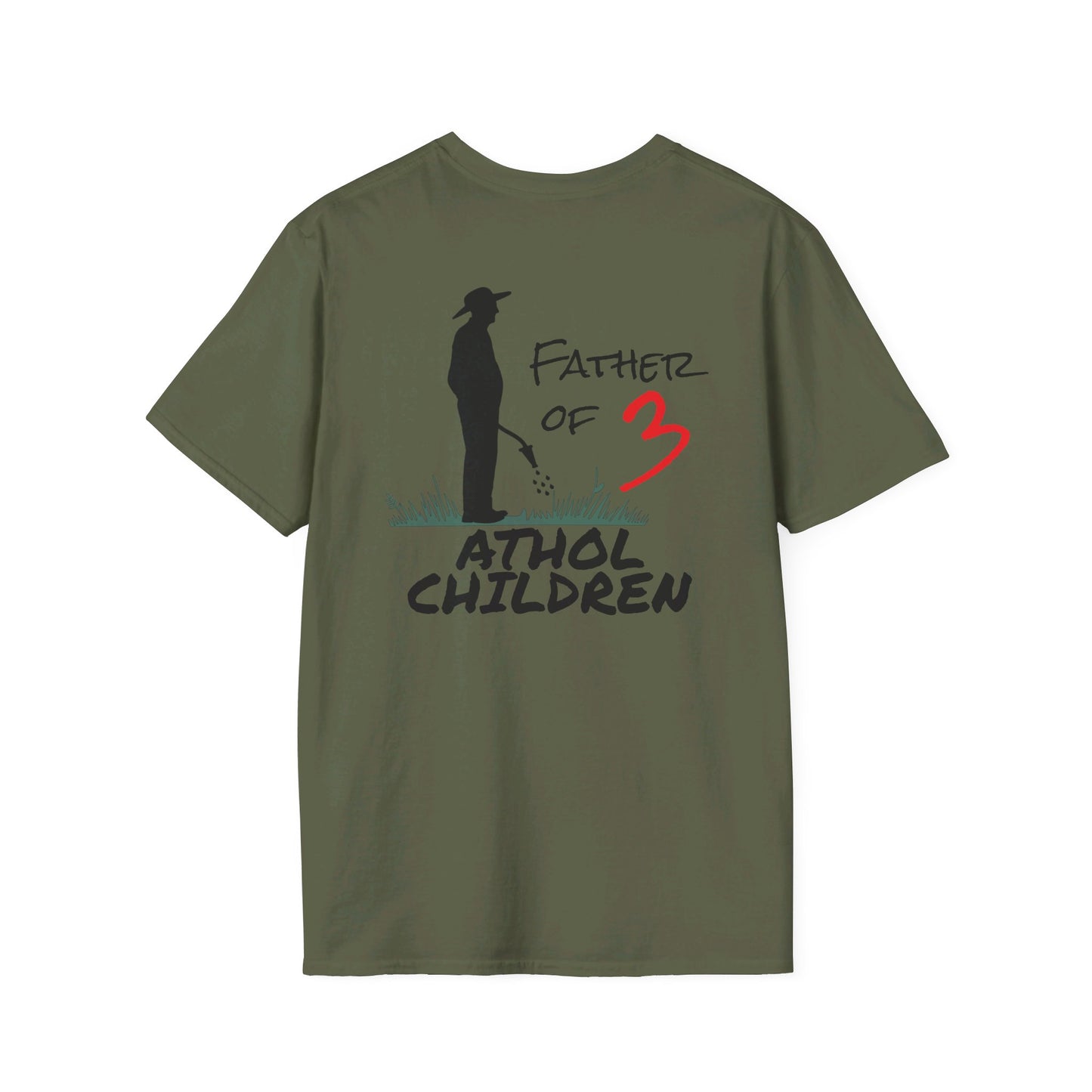 Father of 3 Athol Children Shirt