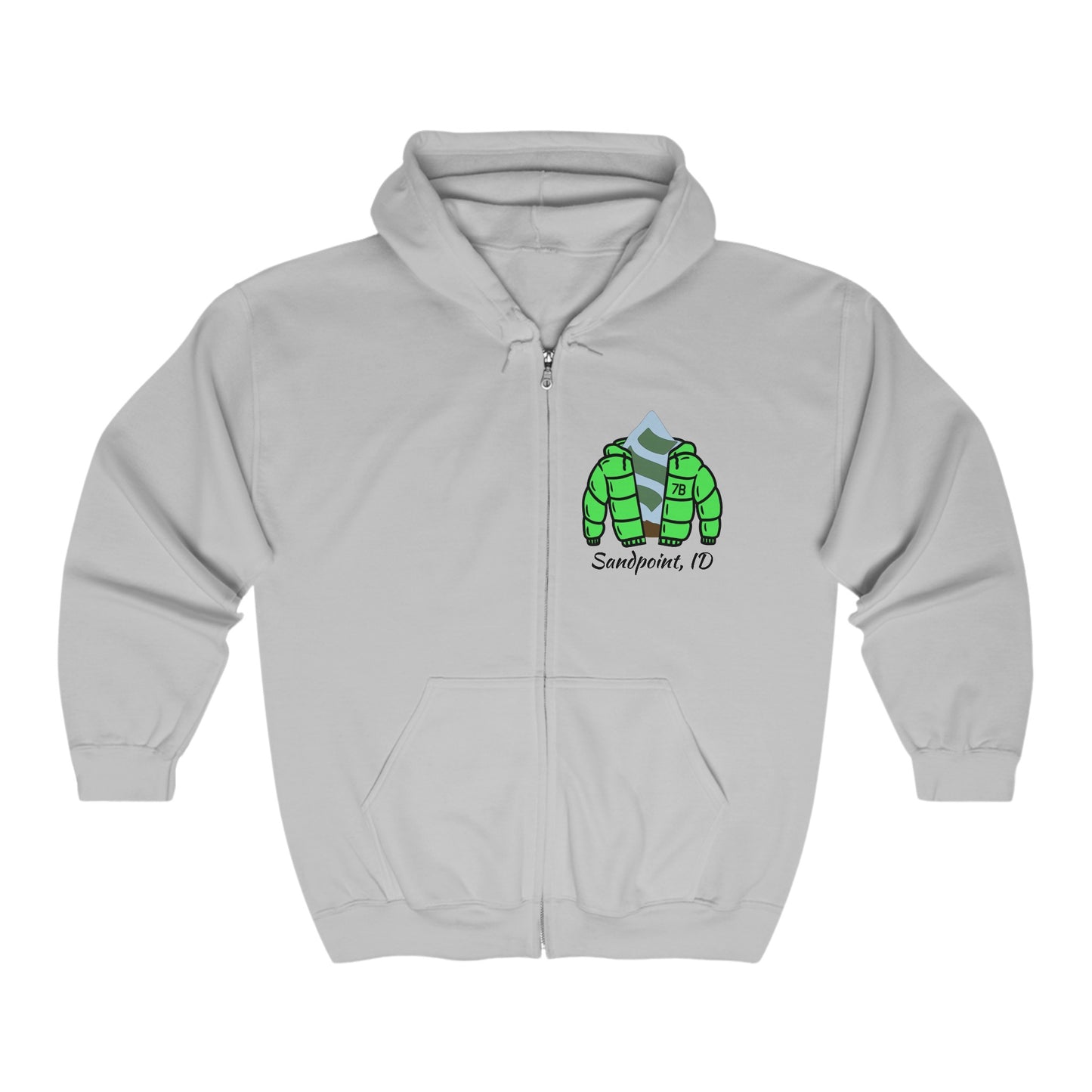 Sandpuff, ID Zip-up Hoodie